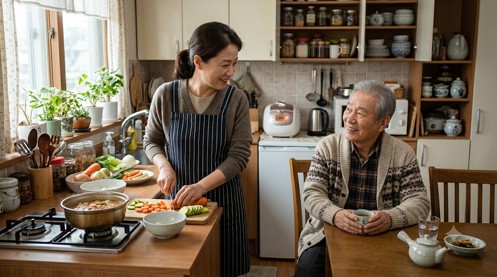 재가급여 방문요양 서비스 이용 모습