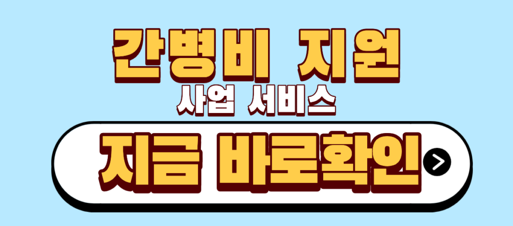 간병비 지원 사업 서비스
