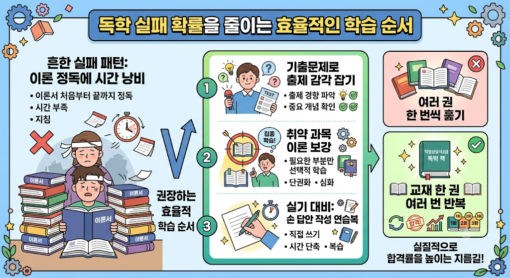 직업상담사2급 독학 실패 확률을 줄이는 효율적인 학습 순서