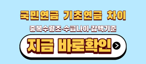 국민연금 기초연금 차이
