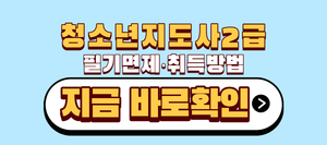 청소년지도사 2급 필기면제 서류심사 전환 | 취득방법(+최신정보) 9 청소년지도사2급 필기면제 취득방법